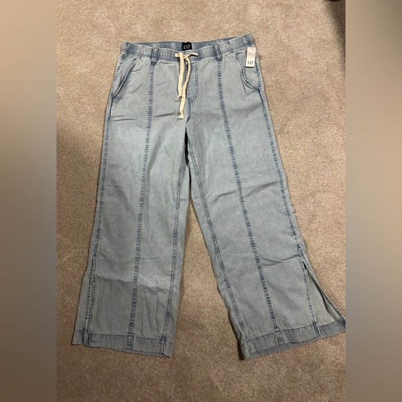 GAP Pants - GAP Light Blue Wide Leg Pants